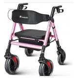 Flying Joy Rollator with Seat and Brakes, 450 lbs.