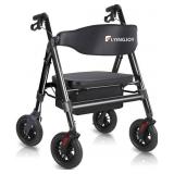 Flying Joy Rollator Walker With Seat And Brakes- 3