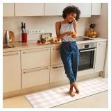 Farmhouse Kitchen Antifatigue Mat, Waterproof, Non