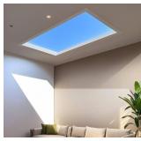 Stecutts Smart Sky Light Ceiling Lamp - 2x1Ft, APP