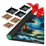 Jigsaw Puzzle Roll Up Mat, 53x35", Holds Up to 30