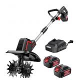 Cordless Electric Tiller, 8.0AH, Battery Powered M