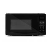 Continental 0.7 cu ft Black Countertop Microwave M