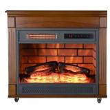 Red Stone Portable Infrared Rolling Mantel