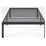 Twin Metal Bed Frame With Storage Space, Heavy Dut