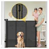 Approx. 50 Inch Retractable Baby Gate, 34" Tall,