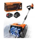 Saker Cordless Snow Shovel With 22V 5.0Ah Lithium-