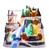 Wonder Garden Christmas Village Ski Resort, Lighte