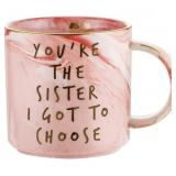 3 Ct Drink Lot- (1) Hendson Mug, Pink/Gold, "You