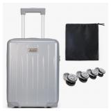 Aklsvion 18" Carry On Boarding Luggage Equipped W