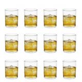Set of 12 Old Fashioned Whiskey Glasses, 11OZ Rock