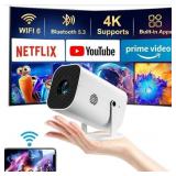Mini Projector With WIFI Focusing & 210 Degree Rot