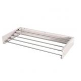 Wall Mounted Clothes Drying Rack, 5 Tier, White/St