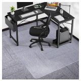 Chair Mat For Carpeted Floor - 46x60", Clear, Rec