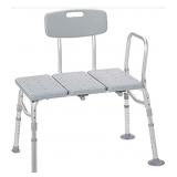 Drive Medical Tub Transfer Bench, 350 Lb. Capacity