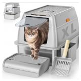 3 pc. Pet Lot - (1) XL Litter Box, Stainless Pan/P