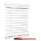 2 Ct. Lotus & Windoware Cordless 2" Faux Wood Bli