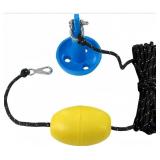 Marine Mushroom Anchor Kit - 5Lb, Blue, PE Coated