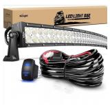 Nilight 50 Inch 288W Curved Spot Flood Combo LED L