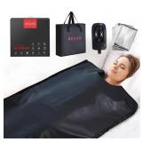 Infrared Sauna Blanket- Adjustable Timer, 6 Ftx2.6