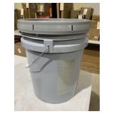 5 Gallon Grey Bucket Unbranded Dish Detergent