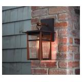 Allen+Roth  Crisfield 14" Outdoor Wall Light, Ant