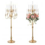 Set Of 2 51" Tall Large Candelabras For Party Eve