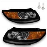 Headlights for 2007-12 Hyundai Sante Fe, Bulbs Inc