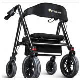 Flying Joy Rollator with Seat and Brakes, 300 lbs.