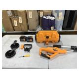 17" Cordless Snow Shovel with Wheels, 9000mAh Bru