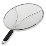 15" Stainless Steel Grease Splatter Guard For Fry