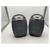 2 Ct. Beyond Heat Oscillating Ceramic Heater, Gray