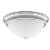 Project Source 13" Brushed Nickel Indoor 1 Light