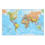 International Giant World Mega Map Of The World, F