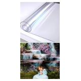 Transparent PVC Reflection Floor Mat - Approx. 5x4