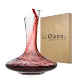 Le Chateau Large Elegant Crystal Wine Decanter wit