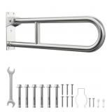 Toilet Grab Bar- 304 Stainless Steel, Flip Up Fold