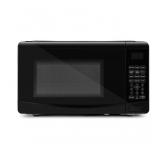 Continental Countertop Microwave, Black, 0.7 CuFt.