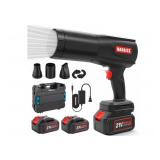 Cordless Leaf Blower With 2x 4.0A Batteries, Charg