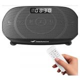 Merach Vibration Plate Exercise Machine,  Black, L