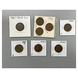 8 Wheat Pennies
