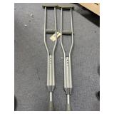 Pair of McKesson Aluminum Crutches