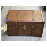 Small Leather Trunk 24'L x 13'W x 14'H