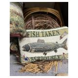 4 Pcs - Decorative Pillow - 2 Grapevine Wreaths