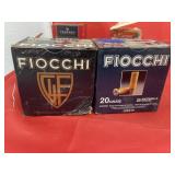 2 Boxes Fiocchi 20 Ga Shells - full boxes