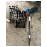 Plastic Shelf Organizer & Duster