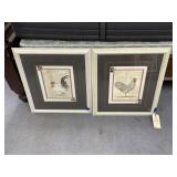 2 - Framed Chicken Pics 22'x25'