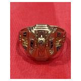 Class ring 1956 Beggs 10K 7.3G