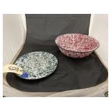 Granite Wash Bowl & Plate
