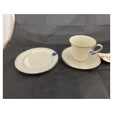Lenox Saucers & Cup